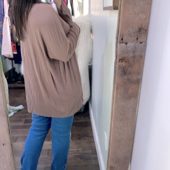 Brown knit top boho size medium large oversized - Picture 4 of 4